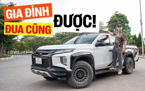 Chủ xe Mitsubishi Triton: ‘Mỗi tháng chạy 6.000km, đua giải, chở hàng hay cho vợ con đi chơi đều ổn’