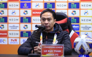 HLV Lê Đức Tuấn: Hà Nội FC gặp bất lợi vì thời tiết