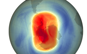 Lỗ thủng tầng ozone nhỏ hơn so với năm ngoái