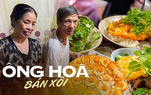 Ông Hòa - chủ hàng xôi nổi tiếng với món thịt má đào