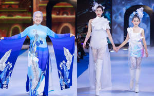 NSƯT Phi Điểu tuổi 90 vẫn tự tin catwalk, Đỗ Hà khoe nhan sắc xinh đẹp, phủ nhận từ bỏ showbiz