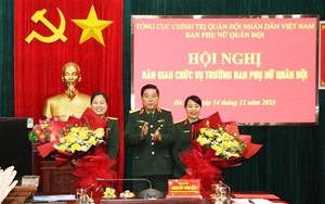 Bộ Quốc phòng bổ nhiệm nữ Phó Cục trưởng Cục Dân vận