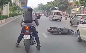 Vụ thanh niên đi xe phân khối lớn gây tai nạn rồi bỏ đi: Công an Hà Nội thông báo tìm người chứng kiến