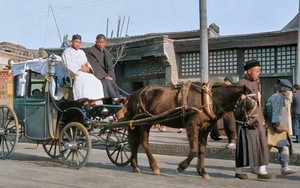 Ảnh cũ nhà Thanh: Cận cảnh "siêu xe" của quý tộc nhà giàu, là biểu tượng cho địa vị và gia thế thời bấy giờ