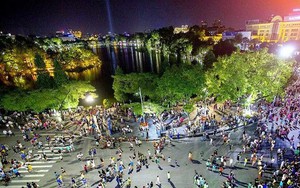 Kéo dài thời gian hoạt động phố đi bộ hồ Hoàn Kiếm dịp Tết Dương lịch