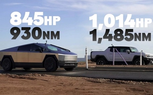 Tesla Cybertruck vượt qua GMC Hummer EV trong cuộc "đọ sức" kéo