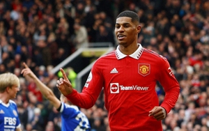 Rashford ghi cú đúp, Man Utd thắng đậm Leicester