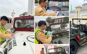 Xôn xao hình ảnh nhiều người đẹp ngồi trên xe Jeep treo cờ nước ngoài, tài xế mặc rằn ri