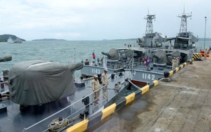 Trung Quốc và Campuchia lần đầu tập trận trên biển