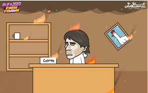 Biếm họa 24h: Tottenham sắp sa thải HLV Conte
