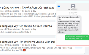 Xuất hiện hàng loạt hội nhóm rủ nhau “bùng nợ” appc online: Hậu quả khôn lường!