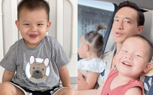 Biểu cảm gây sốt và câu nói đáng yêu của con trai Hà Hồ khi được bố dạy tiếng Việt