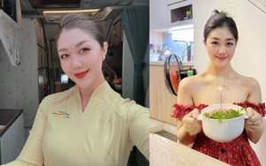 Nhan sắc tiếp viên trưởng của Vietnam Airlines có gia thế hoàng tộc, chỉ mất 8 năm để đổi màu đồng phục