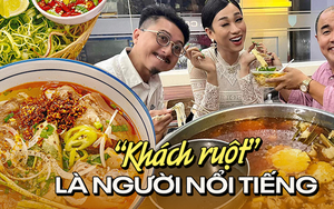 3 tiệm bún bò là chỗ “ruột” của nhiều người nổi tiếng, có nơi còn sửa lại tên quán để đặt theo tên vợ Trấn Thành vì lý do đặc biệt