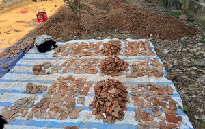 Phát hiện nhiều hiện vật khảo cổ ở di tích Thành Quèn