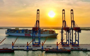 Cảng nước sâu Gemalink lần đầu đón siêu tàu container lớn nhất thế giới với sức chở 24.188 TEU