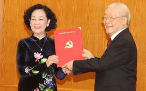 Đồng chí Trương Thị Mai - cán bộ nữ đầu tiên giữ chức Thường trực Ban Bí thư