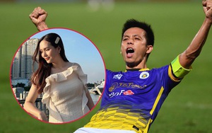 Văn Quyết ghi cột mốc 100 bàn ở V.League nhưng người chiếm spotlight lại là "nóc nhà" Huyền Mi