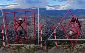 Video: Đang xoay thì đột ngột đổ sập, vòng quay mạo hiểm 360 độ khiến người đàn ông văng thẳng xuống khe núi
