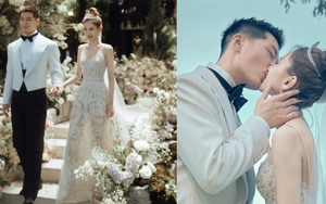 Đám cưới Đậu Kiêu và ái nữ trùm sòng bạc Mâcu (Trung Quốc): Cô dâu xinh như công chúa, khoảnh khắc 'khóa môi' chú rể 'gây bão' MXH
