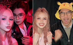 Hiếm lắm mới thấy vợ PewPew xuất hiện, đọ sắc với Xoài Non vẫn không hề lép vế