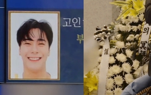 Hé lộ hình ảnh đầu tiên bên trong tang lễ Moonbin (ASTRO), nụ cười rạng rỡ trên di ảnh khiến người hâm mộ xót xa