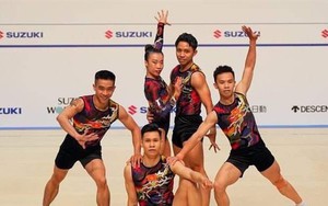 Đội tuyển aerobic Việt Nam đoạt HCV thế giới trước thềm SEA Games 32