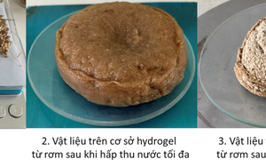 Dùng nguyên liệu đơn giản chế tạo sản phẩm giữ ẩm cho đất