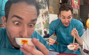 Anh chàng người Pháp thử món sứa đỏ mắm tôm ở Việt Nam và cái kết tròn mắt