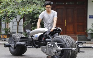 Mạnh tay chi 200 triệu đồng chế tạo xe 'Batpod' trong phim The Dark Knight