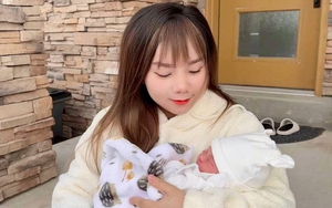 Múi Xù bất ngờ quay clip bật khóc sau 1 tháng sinh con gái