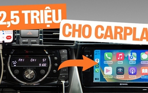 Tôi bỏ 2,5 triệu đồng độ màn cho Toyota Vios 2013: Dùng Apple CarPlay mượt, thêm nhiều tính năng như xe đời mới mà nhìn xe vẫn như 'zin'