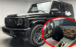 Vừa nhận xe từ đại lý, đại gia Hà Nội chi 700 triệu mang Mercedes-AMG G 63 phiên bản đặc biệt giá gần 13 tỷ đi mạ vàng