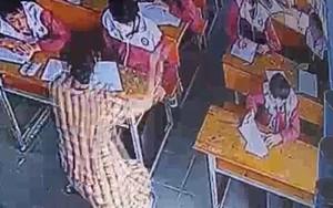 Tát học sinh trong giờ kiểm tra nhưng cô giáo không thừa nhận?