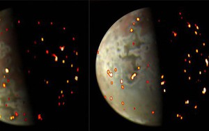 NASA chụp cận cảnh "mặt trăng bị tra tấn" bởi hành tinh mẹ
