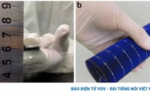 Trung Quốc sản xuất được pin năng lượng mặt trời mỏng như tờ giấy