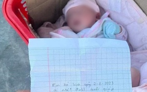 Bé trai sơ sinh bị bỏ rơi bên đường kèm lá thư 'nhờ nuôi giúp, cho ăn học đầy đủ'