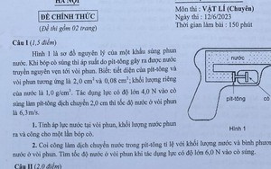 Sở GD-ĐT Hà Nội nói gì về "tổng điểm 9,5" môn vật lý thi vào lớp 10 trường chuyên?