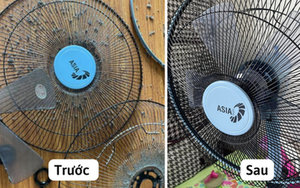 Dùng máy rửa bát để làm sạch quạt điện và máy giặt, mẹ đảm Hà Nội nhận 'nghìn like'