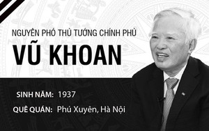 Quá trình công tác của nguyên Phó Thủ tướng Vũ Khoan