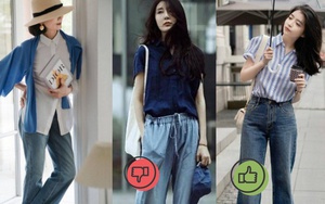 Chọn quần jeans tôn chiều cao cho nàng 30+