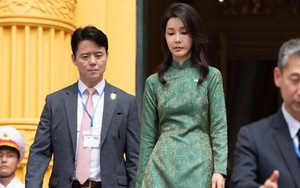 Đệ nhất Phu nhân Hàn Quốc diện áo dài trong chuyến thăm Việt Nam