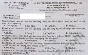 Đề thi và gợi ý lời giải môn Địa lý thi tốt nghiệp THPT năm 2023