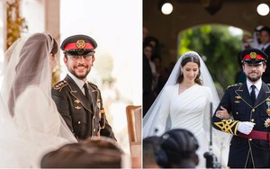 Cận cảnh đám cưới của Thái tử Jordan: Cặp đôi hoàng gia gây ấn tượng trong khung cảnh hôn lễ giản dị