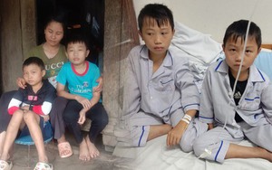 Người mẹ nghèo đưa 2 con đi chữa trọng bệnh ròng rã suốt 9 năm