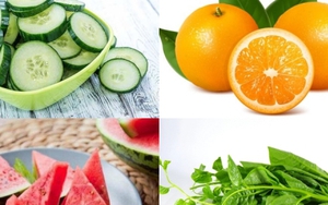 Thời tiết nắng nóng và oi bức, ăn gì để bù nước cho cơ thể?