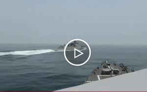 Mỹ tung video cáo buộc chiến hạm Trung Quốc cắt mặt nguy hiểm