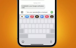 Thủ thuật độc đáo ít người biết trên iPhone: Biến phím cách thành bàn di chuột như trên máy tính
