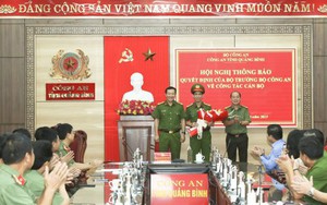 Phó Giám đốc Công an tỉnh Quảng Bình nhận nhiệm vụ mới