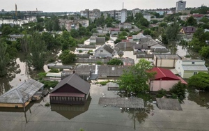 600 km2 vùng Kherson chìm ngập dưới nước sau vỡ đập Kakhovka